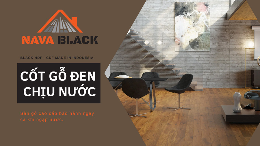 Sàn gỗ Nava Black